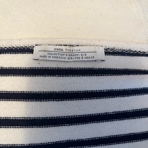 Zara striped long-sleeve sweater - Picture 4 of 4